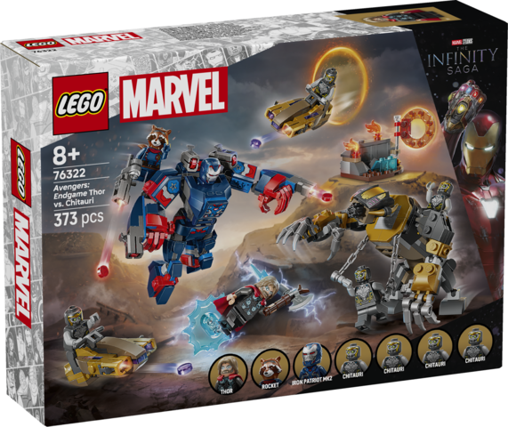 LEGO Super Heroes Avengers koniec gry Thor kontra Chitauri 76322