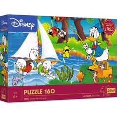 Puzzle 160 40-lecie Trefl Przygoda nad jeziorem 40053