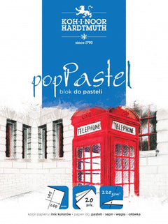 Blok do pasteli Pop Pastel 245x345 Koh-i-Noor 20 arkuszy 220g mix