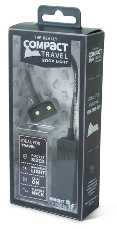 Compact Book Light - lampka do książki - szara