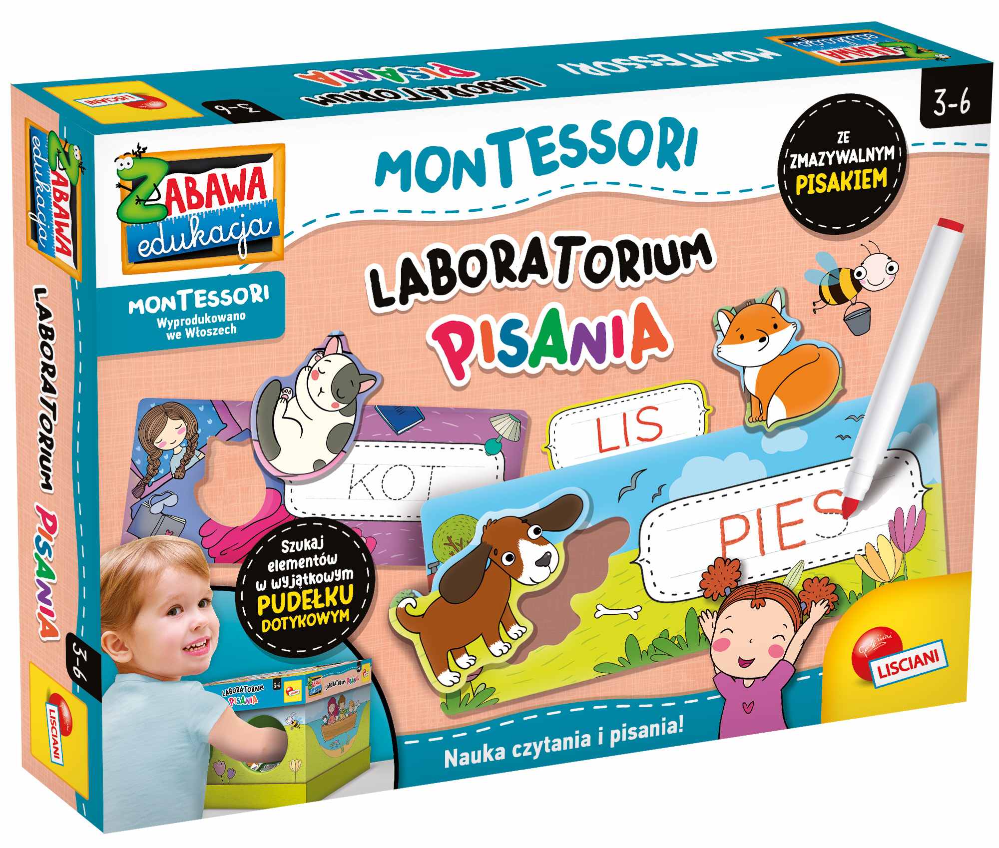 Lisciani Montessori Laboratorium pisania 304-PL85620