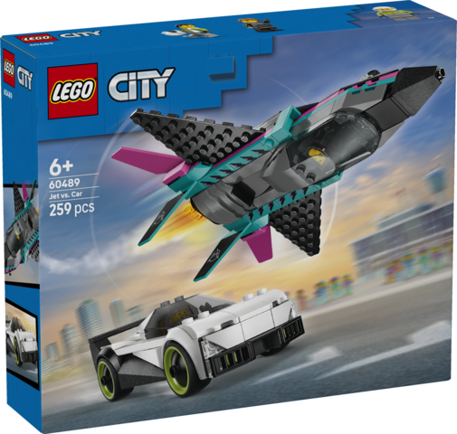 LEGO City Odrzutowiec kontra samochód 60489