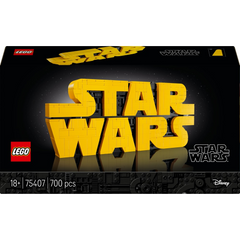 LEGO Logo Star Wars zbudowane z klocków 75407