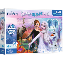 Puzzle 60 Super Shape XXL Tańczące siostry Disney Frozen 50010