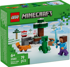LEGO Minecraft Przygoda Steve'a w tajdze 21583