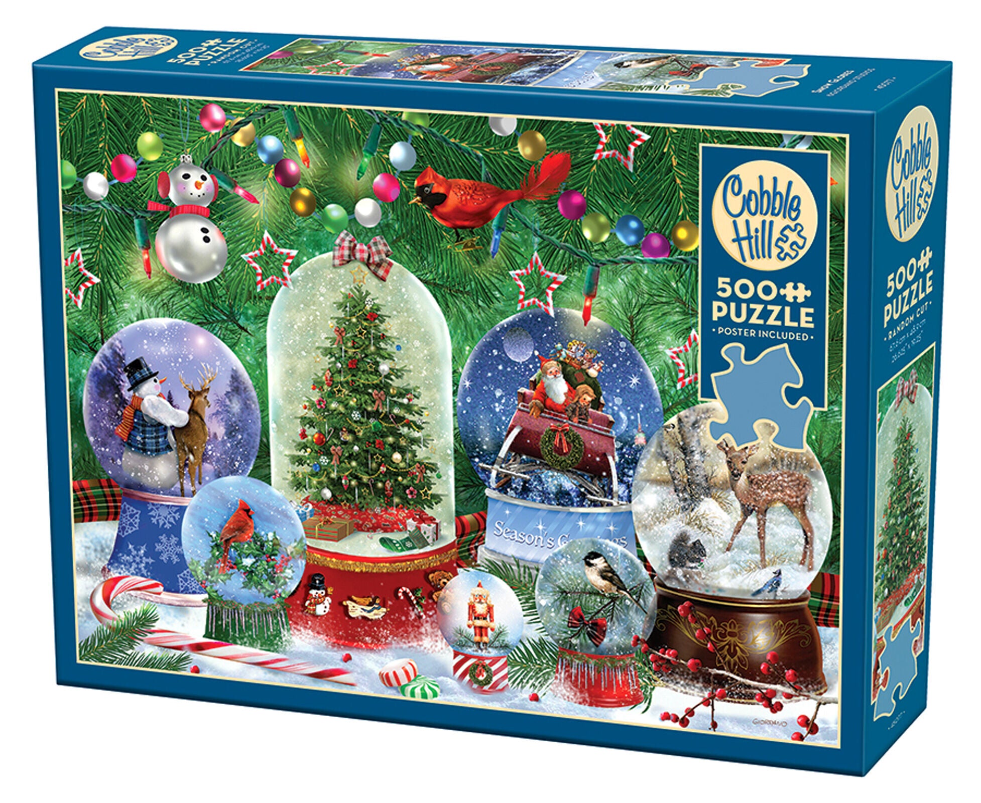 Puzzle 500 Śnieżne kule 112697