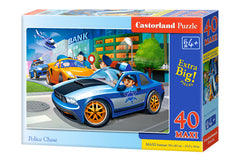 Puzzle 40 Maxi Pościg policyjny B-040360-1