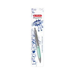 Długopis Herlitz my.pen popielaty-miętowy