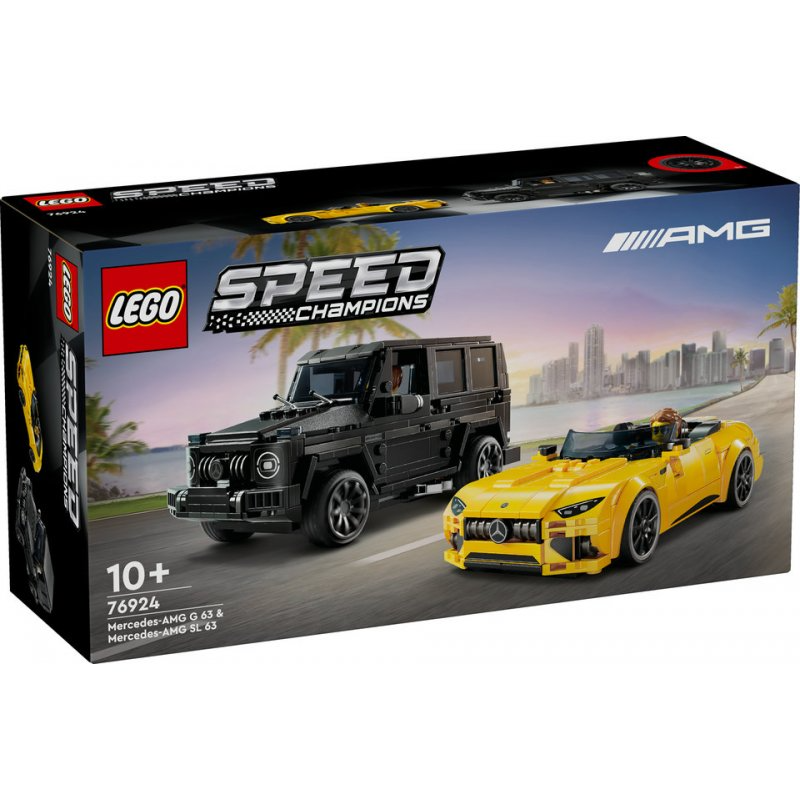 LEGO Speed Champions Mercedes AMG G 63 i Mercedes AMG SL 63 76924