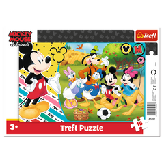 Puzzle 15 ramkowe Mickey Mouse na wsi 31353