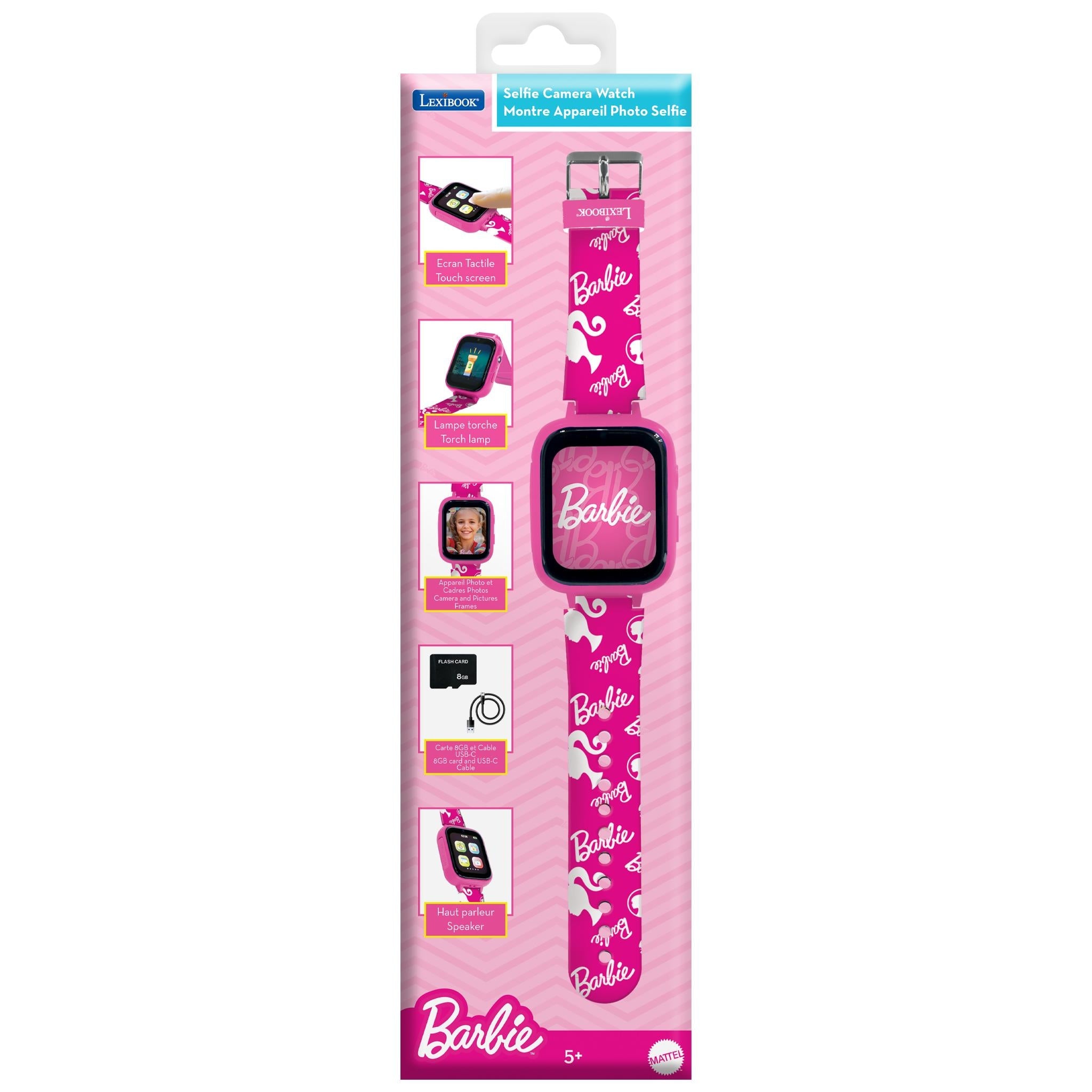 Zegarek cyfrowy Barbie Lexibook DMW070BB