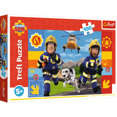 Puzzle 100 Zawsze pomocny Strażak Sam 16518