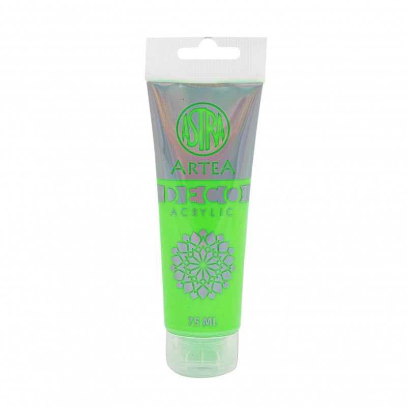Farba akrylowa Deco Artea 75 ml tuba neonowy zielony