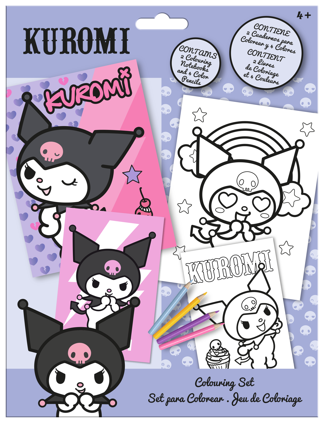 Kolorowanki z kredkami Kuromi KU00019