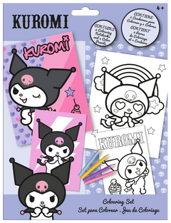 Kolorowanki z kredkami Kuromi KU00019