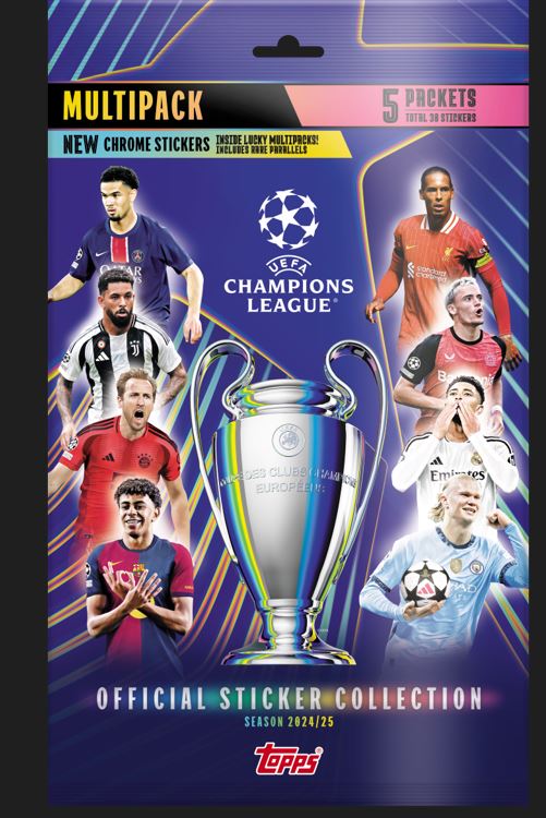UEFA Champions League 2024/25 naklejki Multipack