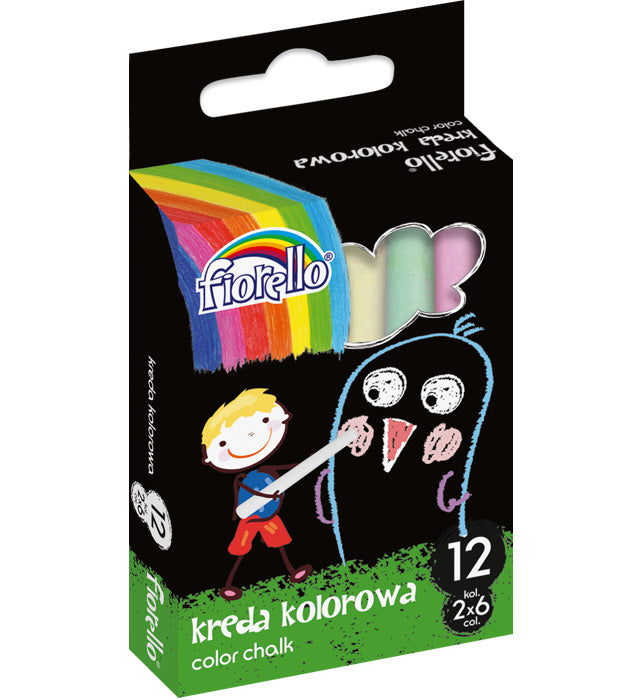 Kreda Fiorello kolorowa 12 sztuk