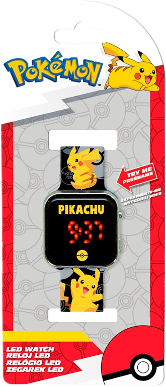 Zegarek LED z kalendarzem Pokemon POK4402
