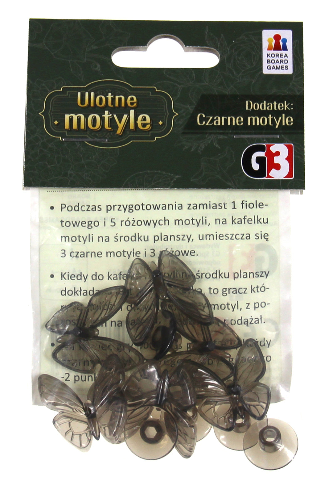 Gra Ulotne motyle: dodatek Czarne motyle
