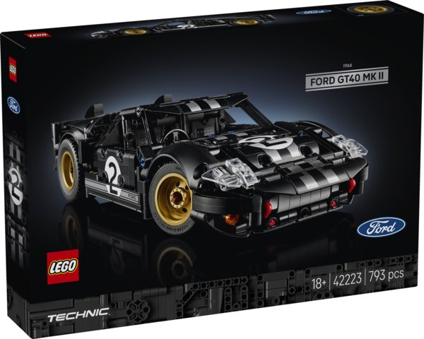 LEGO Technic Samochód wyścigowy 1966 Ford GT40 MKII 42223
