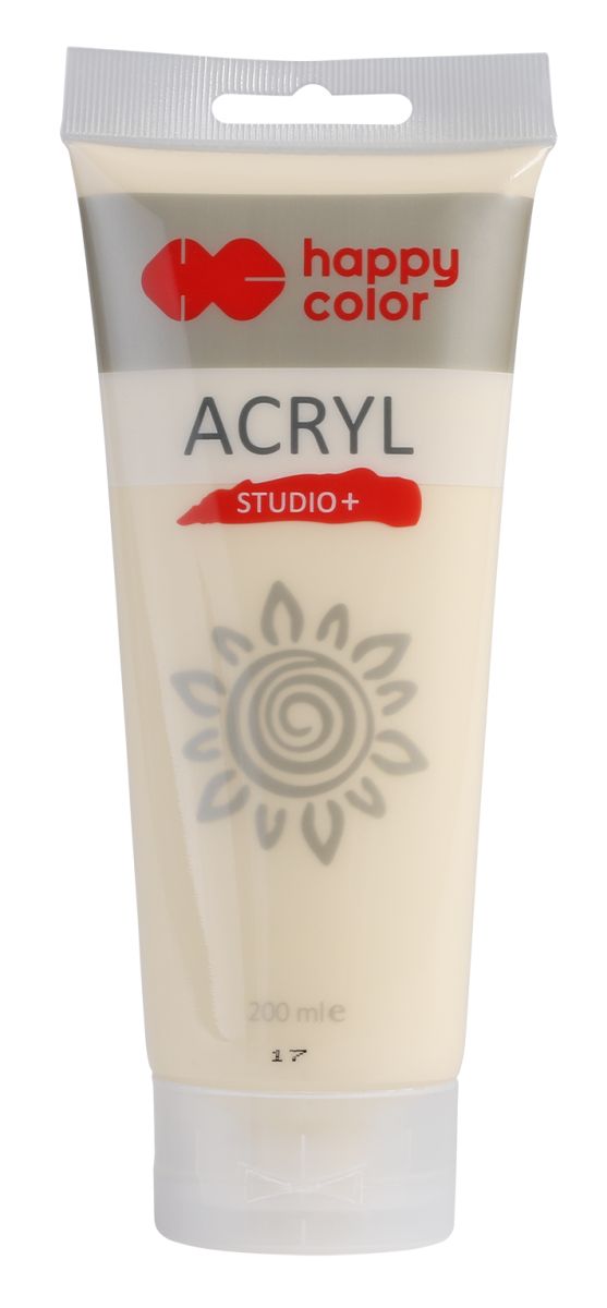 Farba akrylowa Studio 200 ml ivory Happy Color