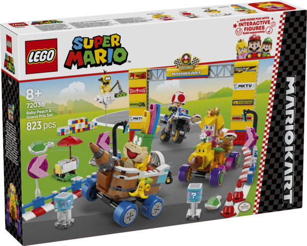 LEGO Super Mario Kart Zestaw Baby Peach i Grand Prix 72036