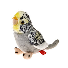 Maskotka ZOO Papuga falista szara 13cm