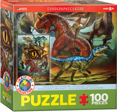 Puzzle 100 Smartkids Carnivorous Dinosaurs 6100-0359