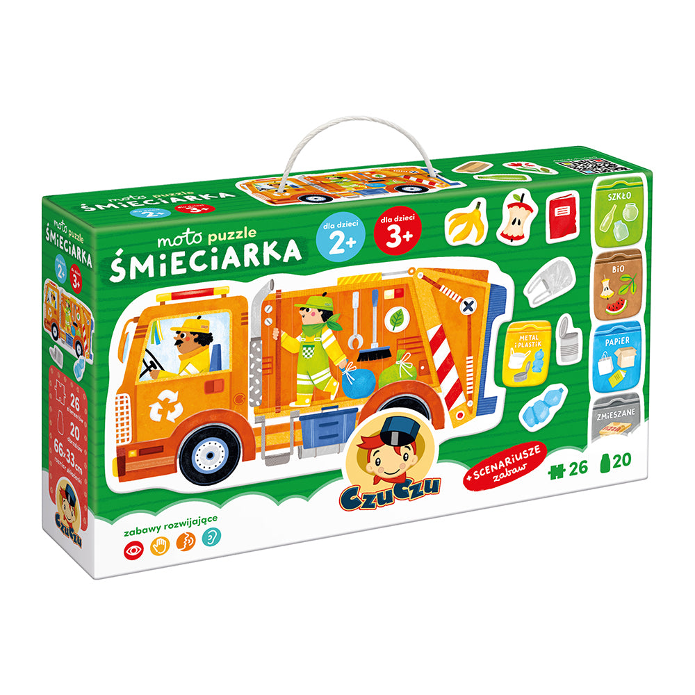 Puzzle 26 Moto Śmieciarka CzuCzu