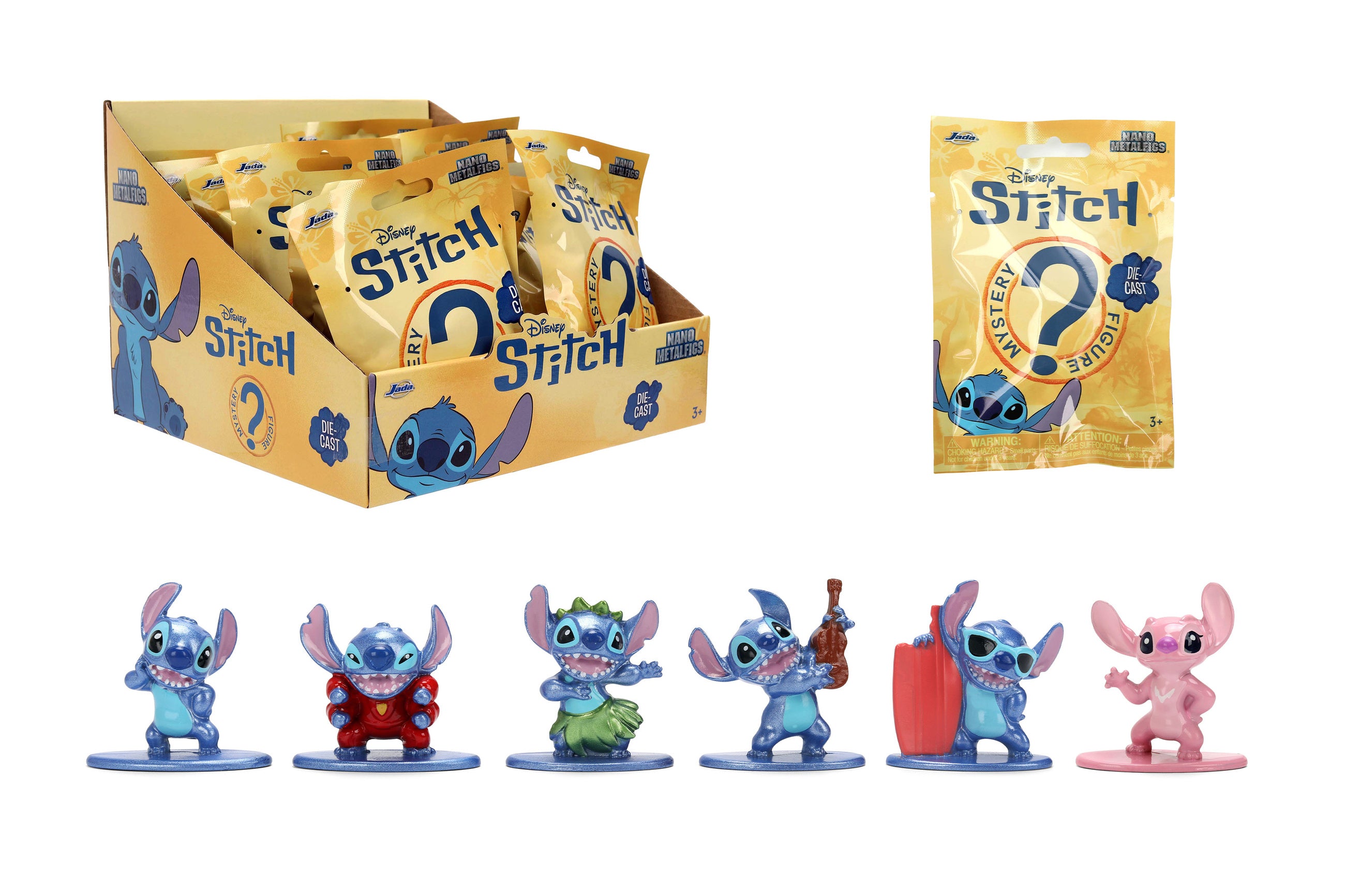 Metalowa figurka JADA Stitch 4cm 1szt.mix