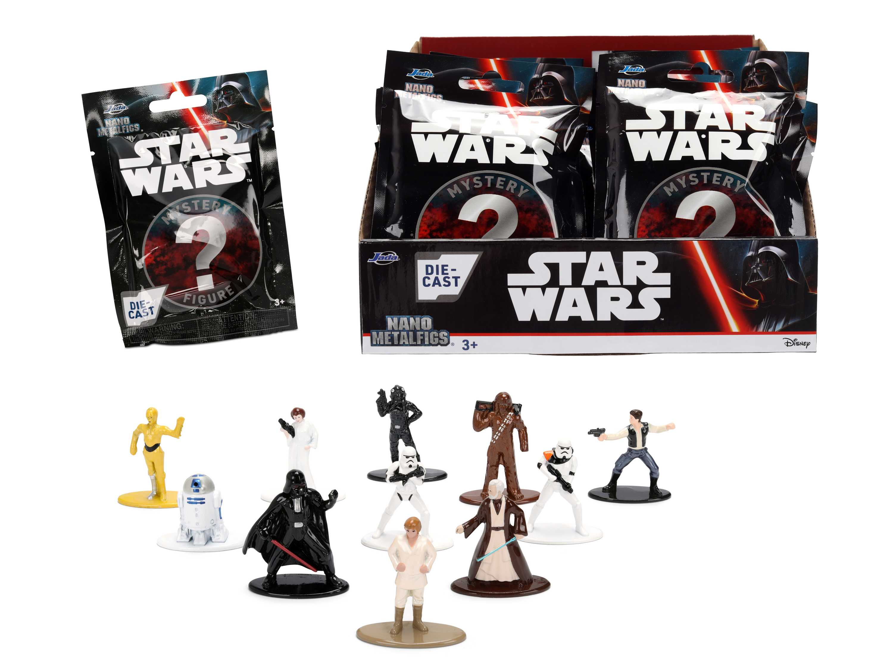Figurka Jada Star Wars metalowa BP 4cm 1szt.mix