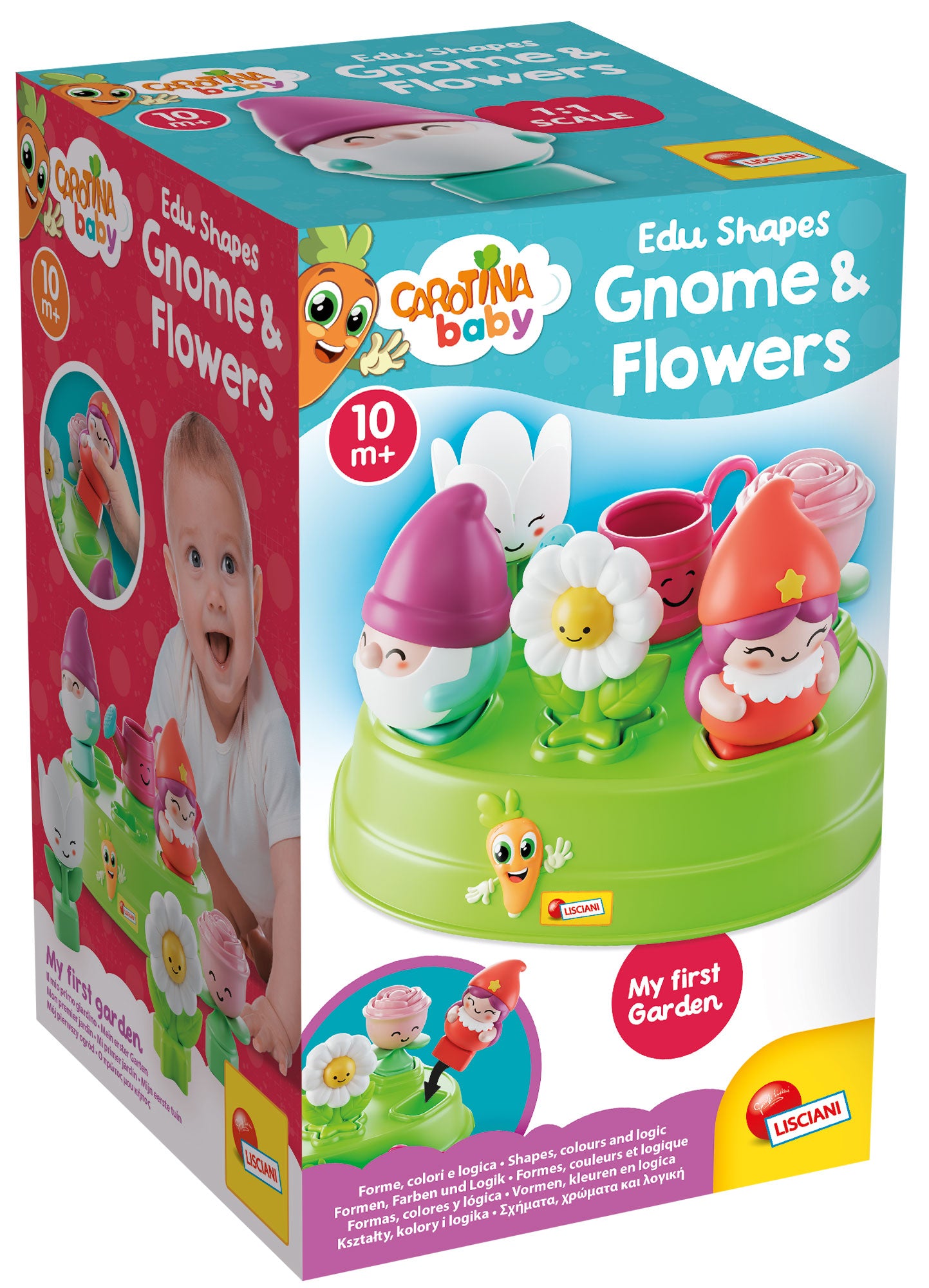 Lisciani Carotina Baby Sorter Krasnale i Kwiaty 304-109951