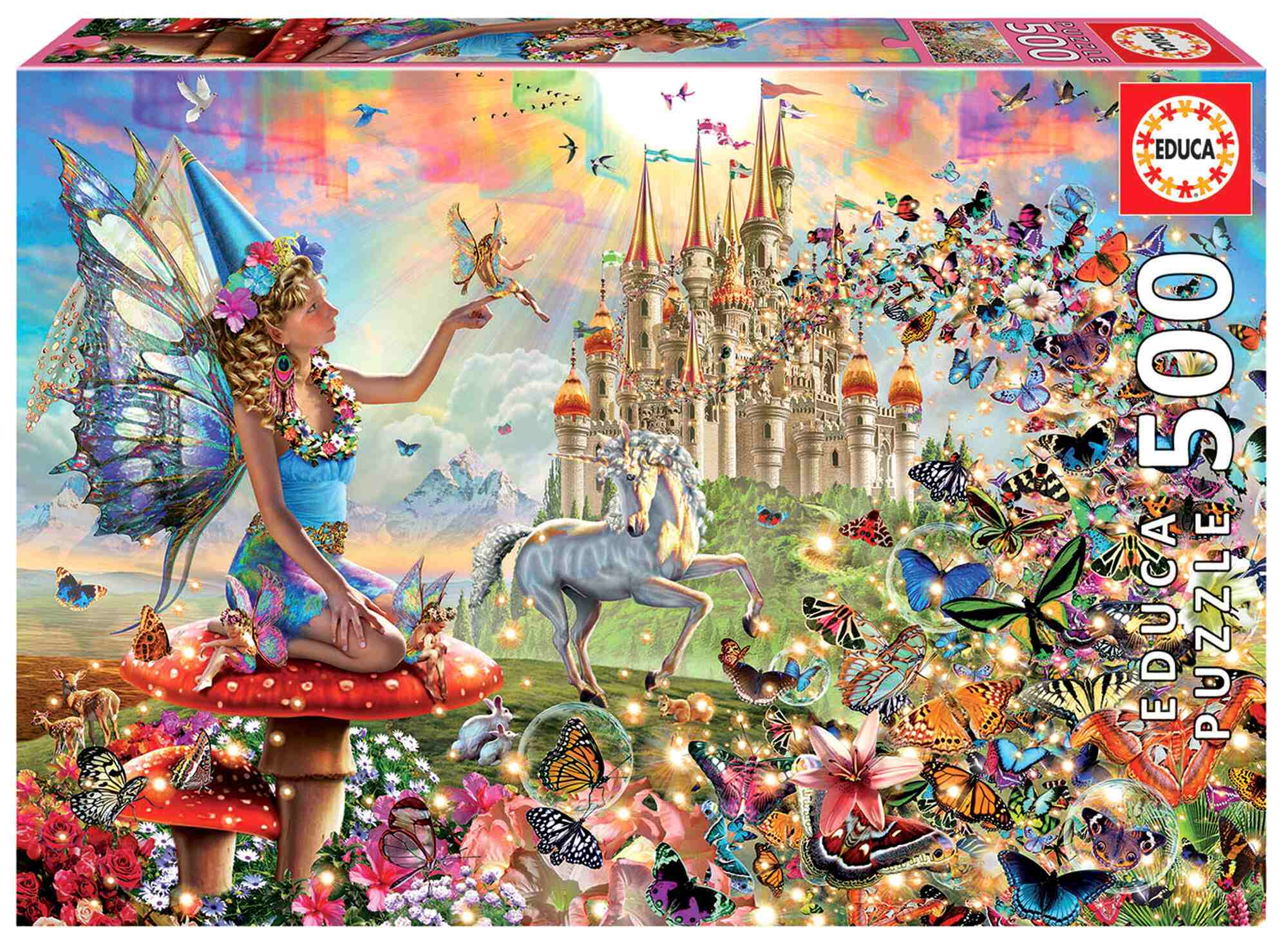 Puzzle 500 Wróżka i Motyle 111317