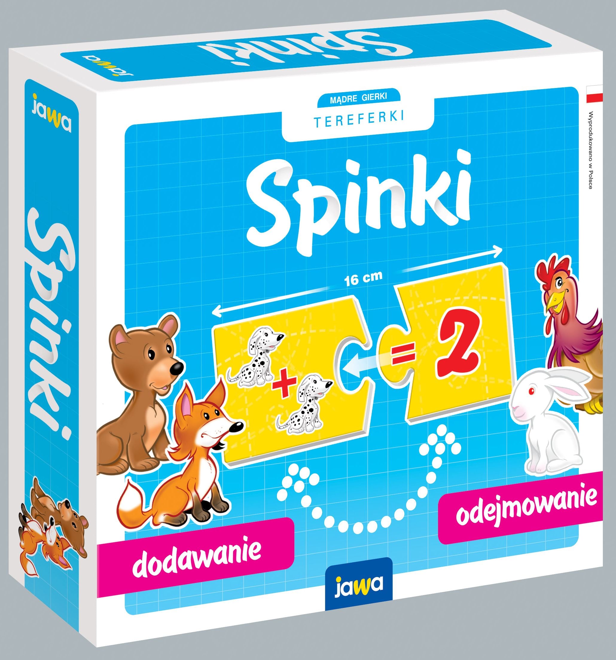 Gra Spinki dodawanie odejmowanie