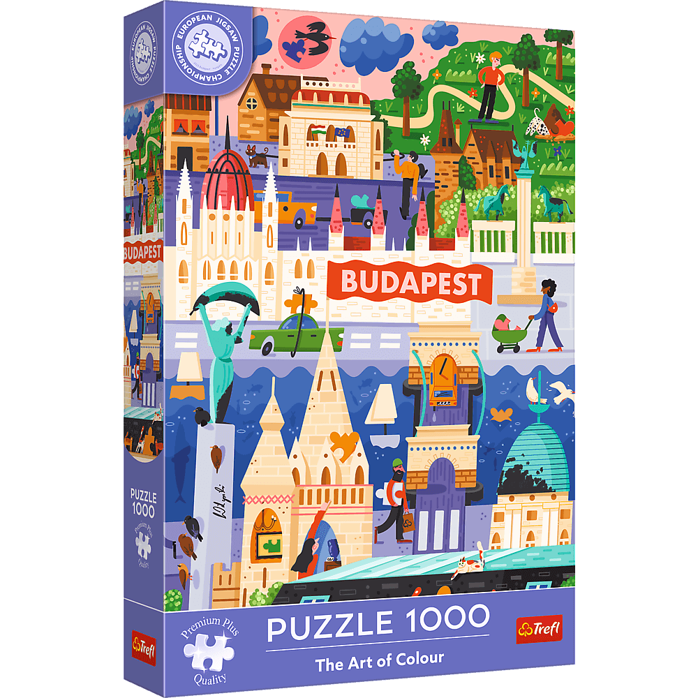 Puzzle 1000 Trefl Premium Plus Budapeszt Węgry 12107