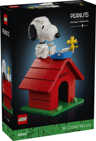 LEGO Ideas Fistaszki Buda Snoopy'ego 21368