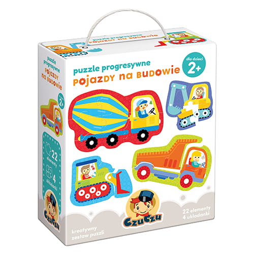 Puzzle Progresywne pojazdy na budowie CzuCzu