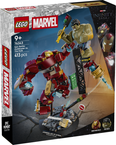 LEGO Super Heroes Epicka Bitwa Hulkbuster kontra Hulk 76343