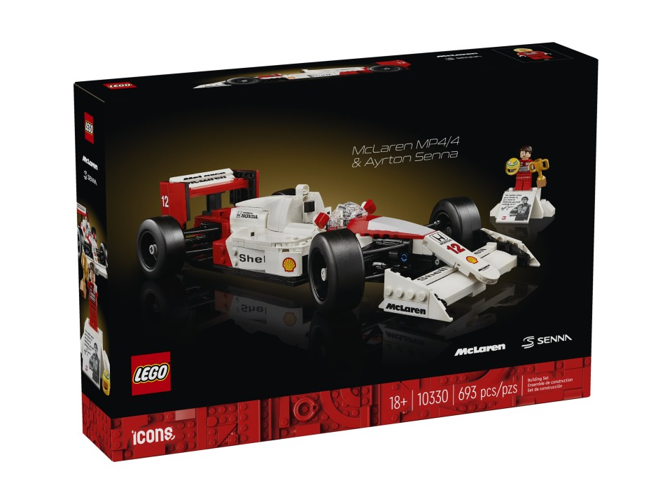 LEGO Icons McLaren MP4/4 i Ayrton Senna 10330