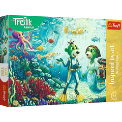 Puzzle 100 Rodzina Treflików Magia głębin 16565