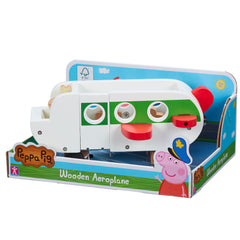 Peppa drewniany samolot z figurką PEP07211