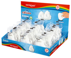 Gumka Keyroad uniwersalna Exraser biała blister