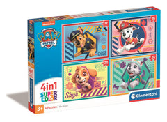Puzzle 4w1 super kolor Paw Patrol 21526