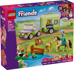 LEGO Friends Przyczepa z koniem i źrebaczkiem 42695
