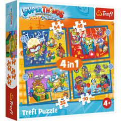 Puzzle 4w1 (35,48,54,70) Super akcja Super Things 34390