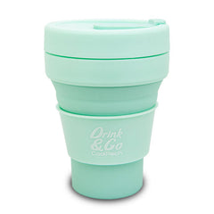 Kubek silikonowy 355 ml pastelowy powder mint