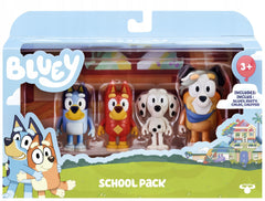 Figurki szkolna paczka Bluey BLU13052 4pak