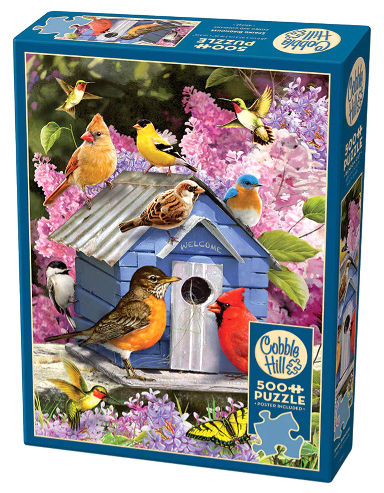 Puzzle 500 Wiosenny domek dla ptaków 112649