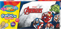 Plastelina Colorino Kids 12 kolorów Avengers