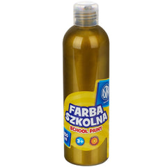 Farba szkolna naturalna tempera Astra 250 ml metaliczna zielona